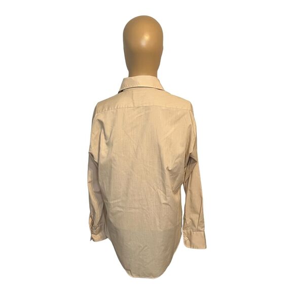 Vintage 70s Bardon Jandy Place Mens Khaki Long Sleeve Button Down Comfort Blend - Picture 4 of 6